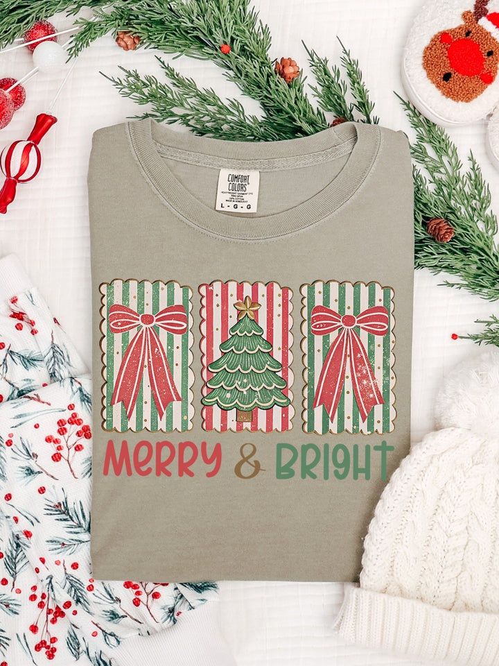 Comfort Colors Retro Merry & Bright T-Shirt