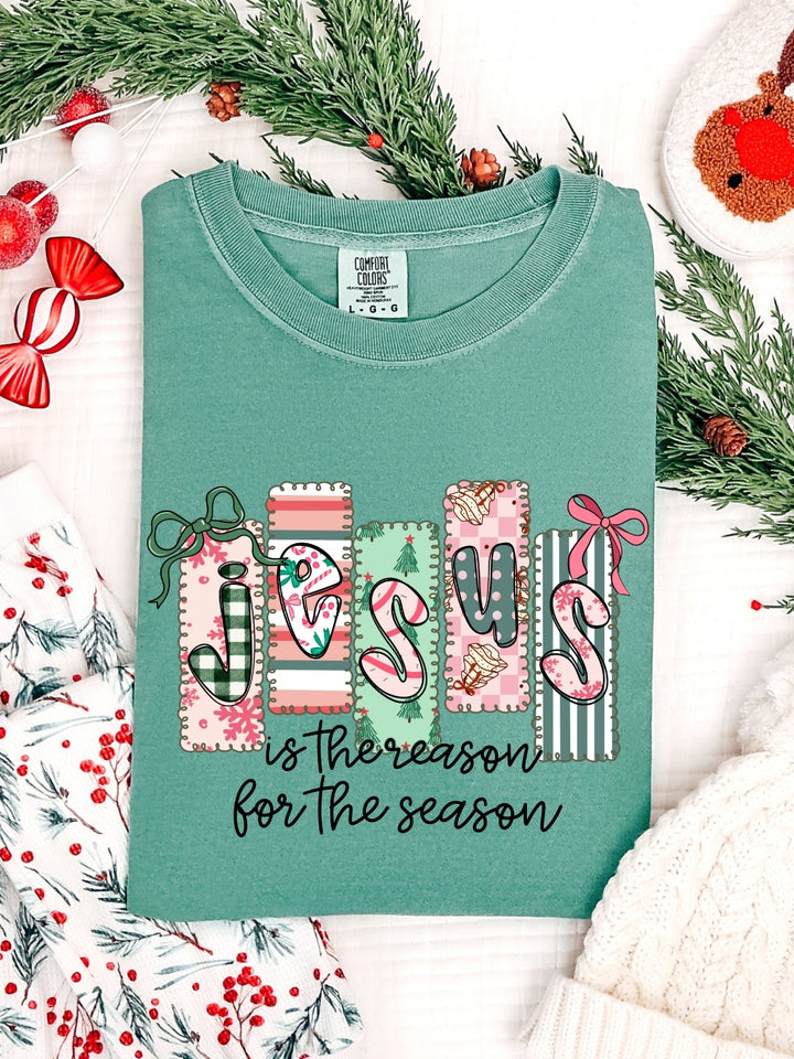 Comfort Colors JESUS Is The Reason Christmas T-Shirt