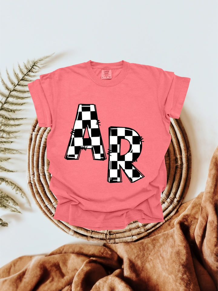 Comfort Colors Arkansas Checkered T-Shirt