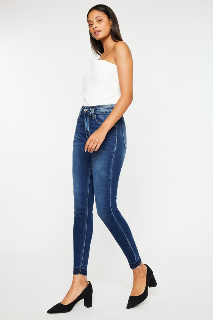 Kancan Claire High Rise Ankle Skinny Jeans