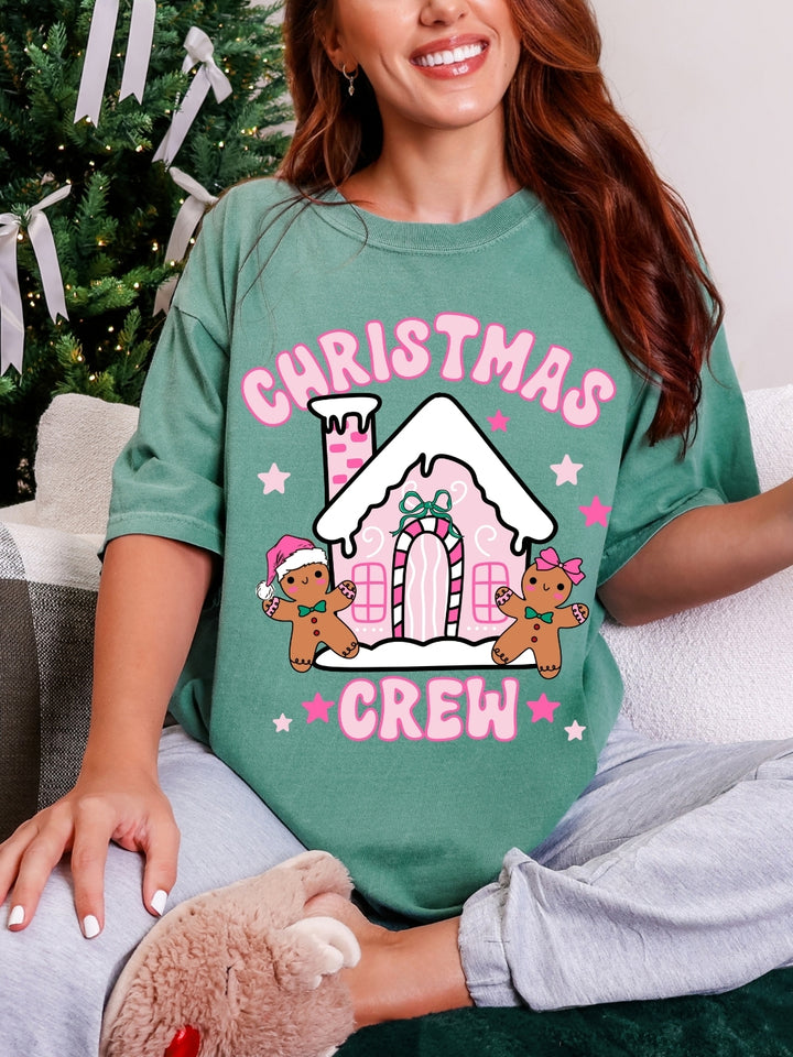 Comfort Colors Preppy Christmas Crew T-Shirt
