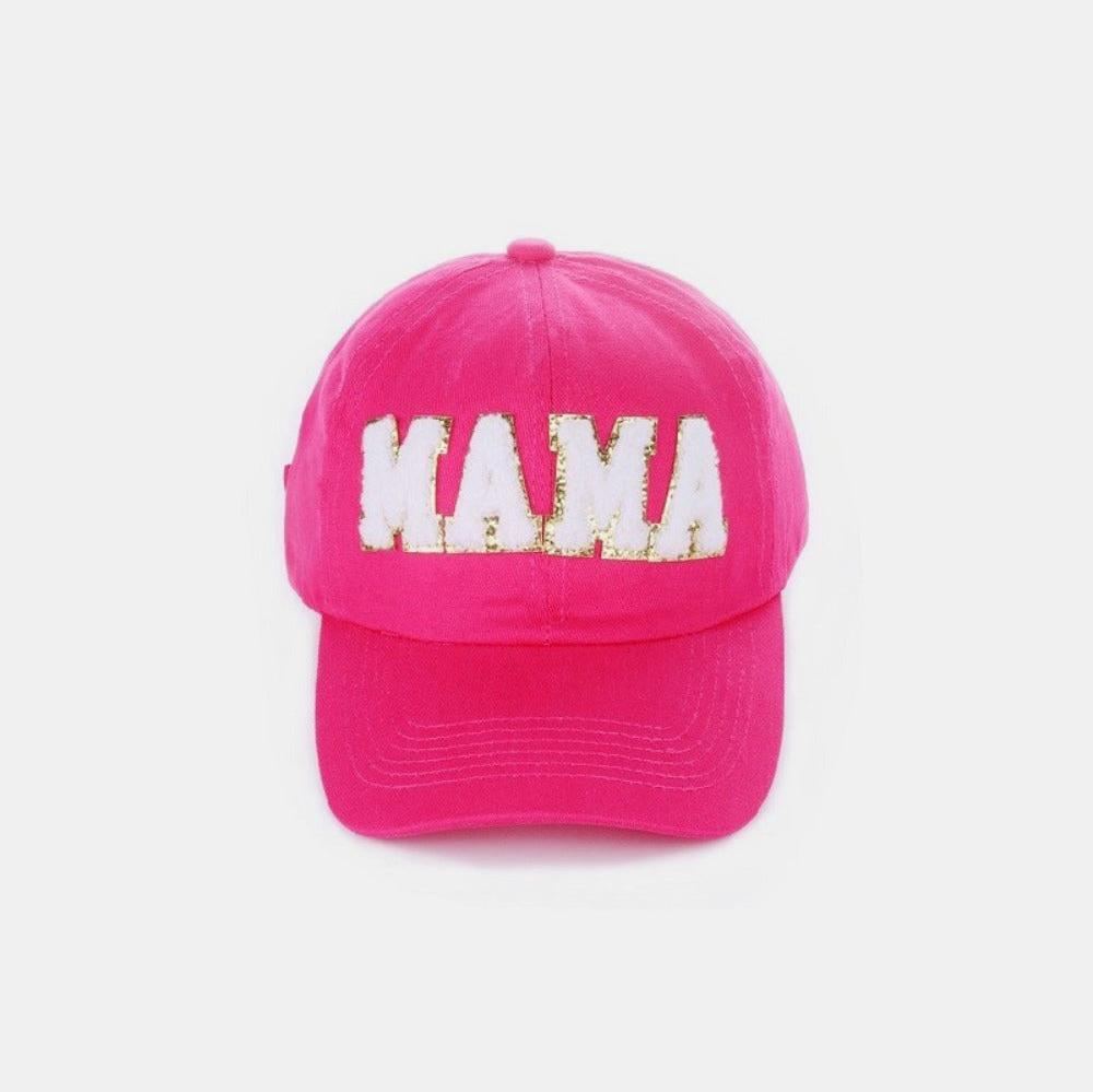 MAMA Chenille Patch Baseball Hat