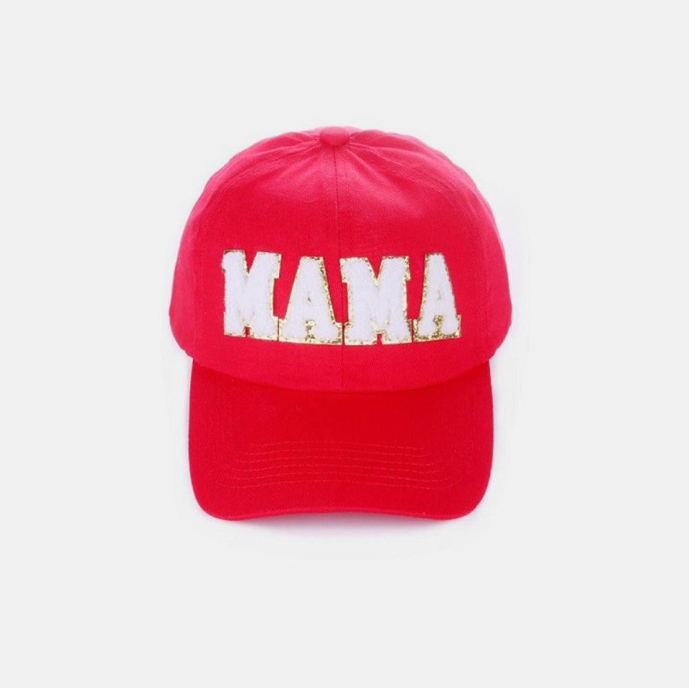 MAMA Chenille Patch Baseball Hat