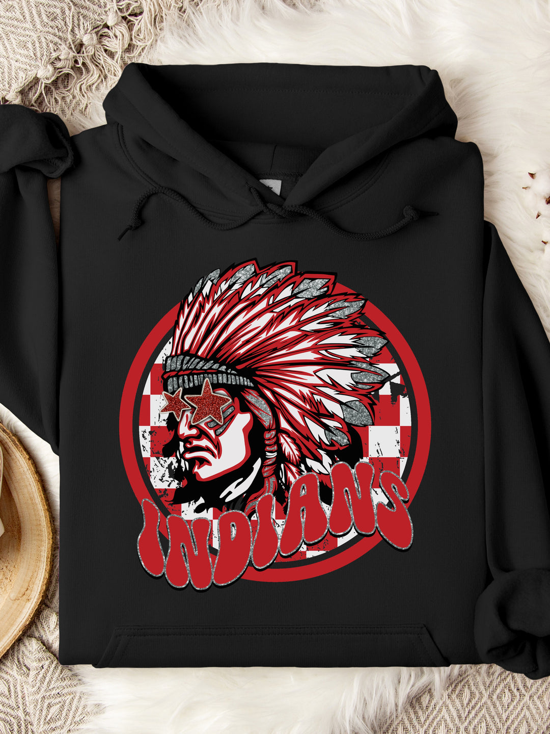 Youth Indians Mascot Hoodies