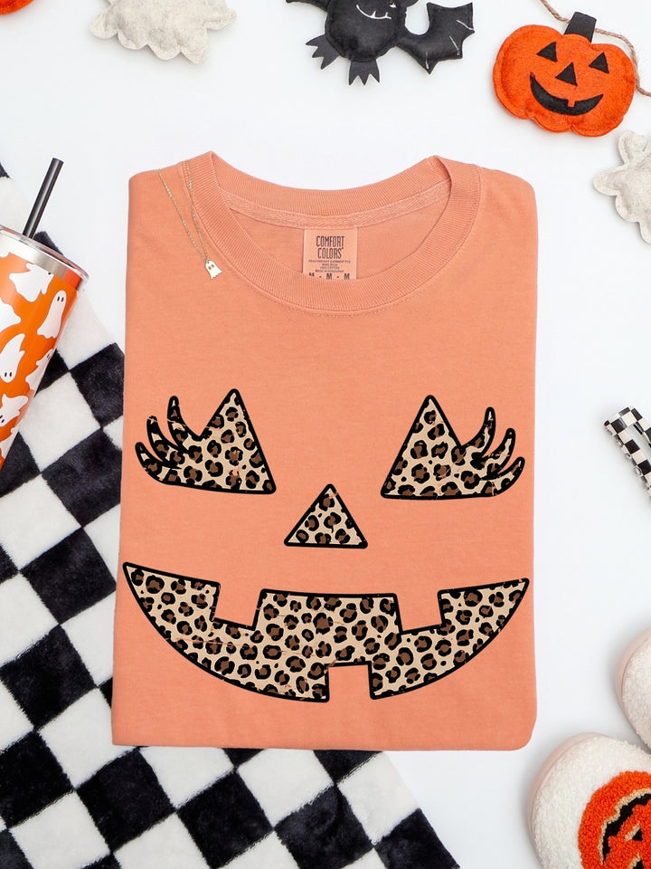 Comfort Colors Preppy Leopard Jack T-Shirt