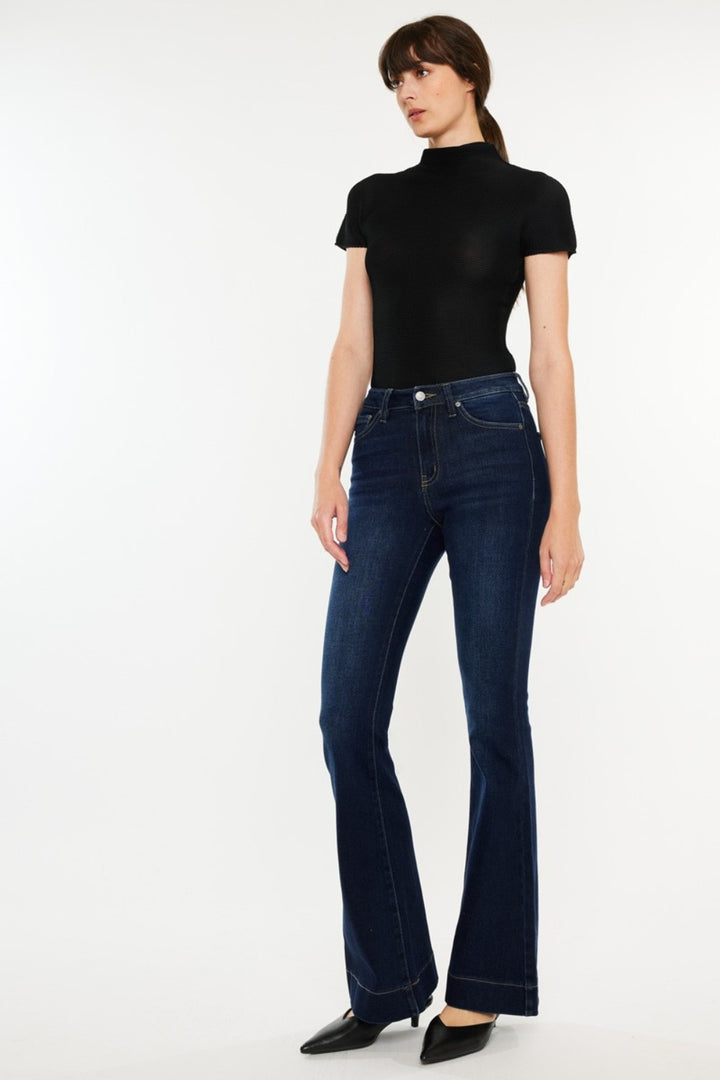 Kancan Kasey High Rise Slim Flare Jeans