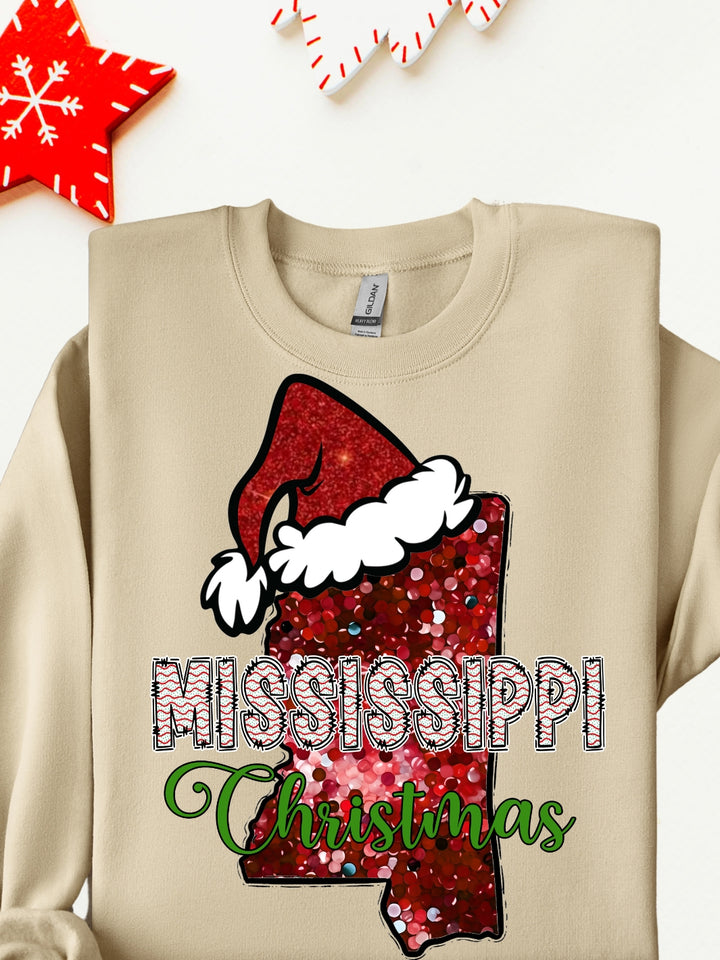 MS Red Christmas Sweatshirt