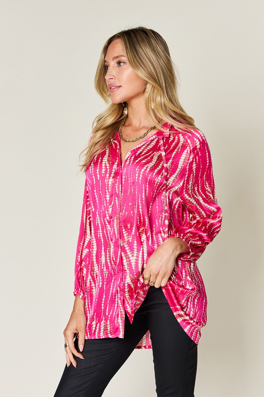 Patterned Elegance Top