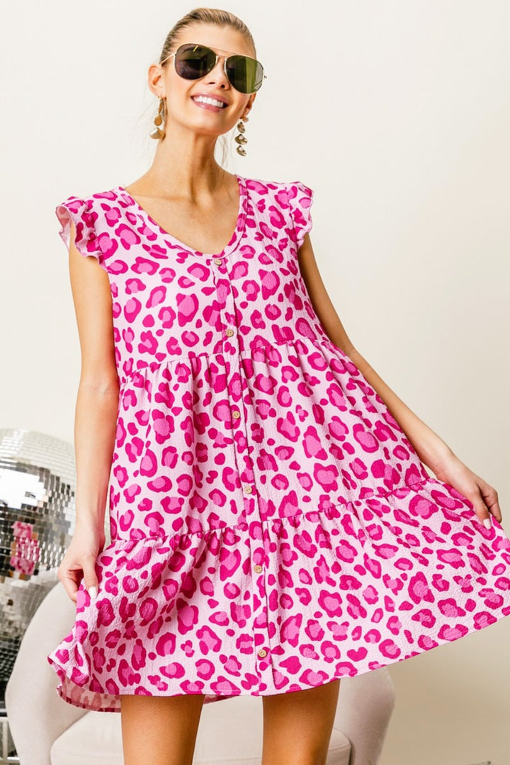 The Pink Leopard Dress