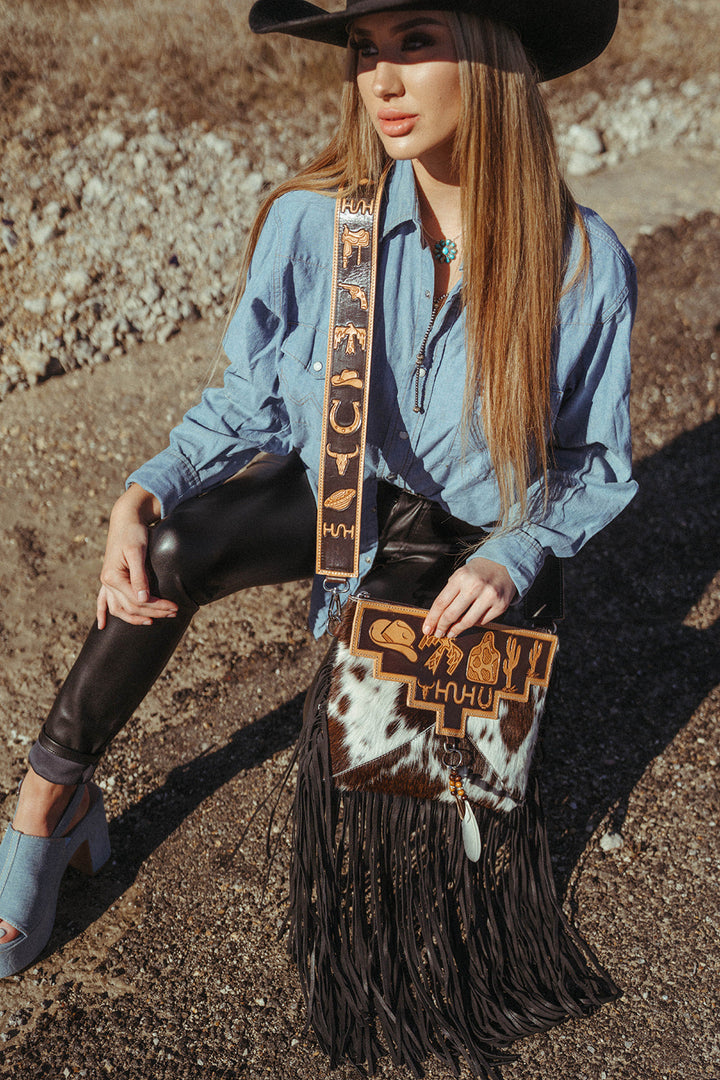The Western &amp; Branded Crossbody a Haute Southern Hyde by Beth Marie Exclusive