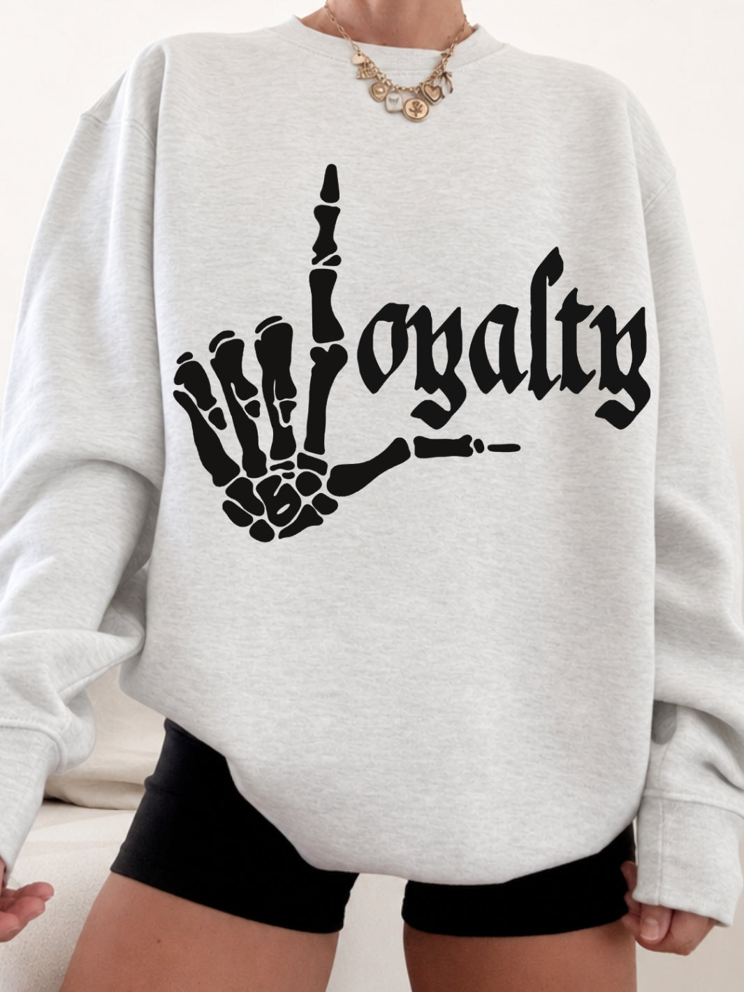 Retro Loyalty Graphic Crewneck Sweatshirt