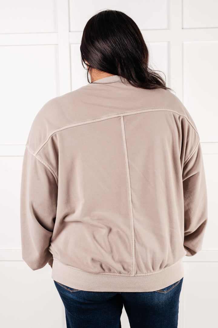 Zenana Beyond the Basics Pullover in Ash Mocha