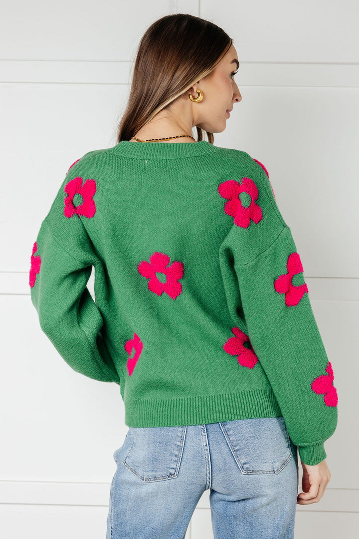 BiBi Follow Your Heart Drop Shoulder Sweater