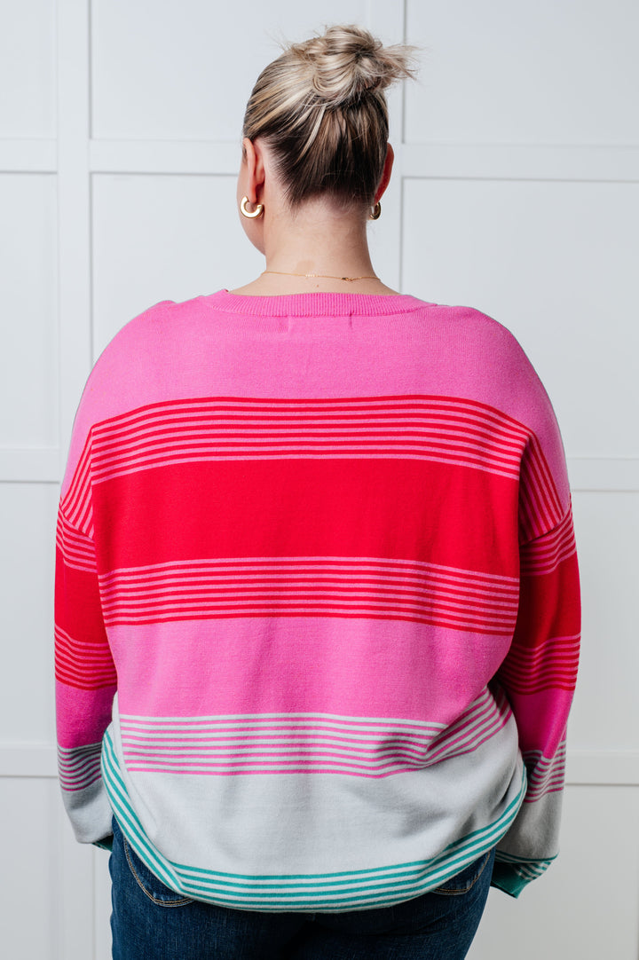 One Eleven North Gradual Feelings Striped Sweater