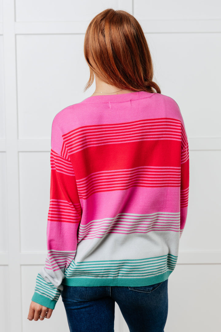 One Eleven North Gradual Feelings Striped Sweater