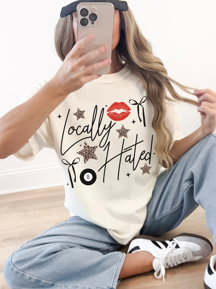 Retro Locally Hated Western Comfort Colors Graphic Tee