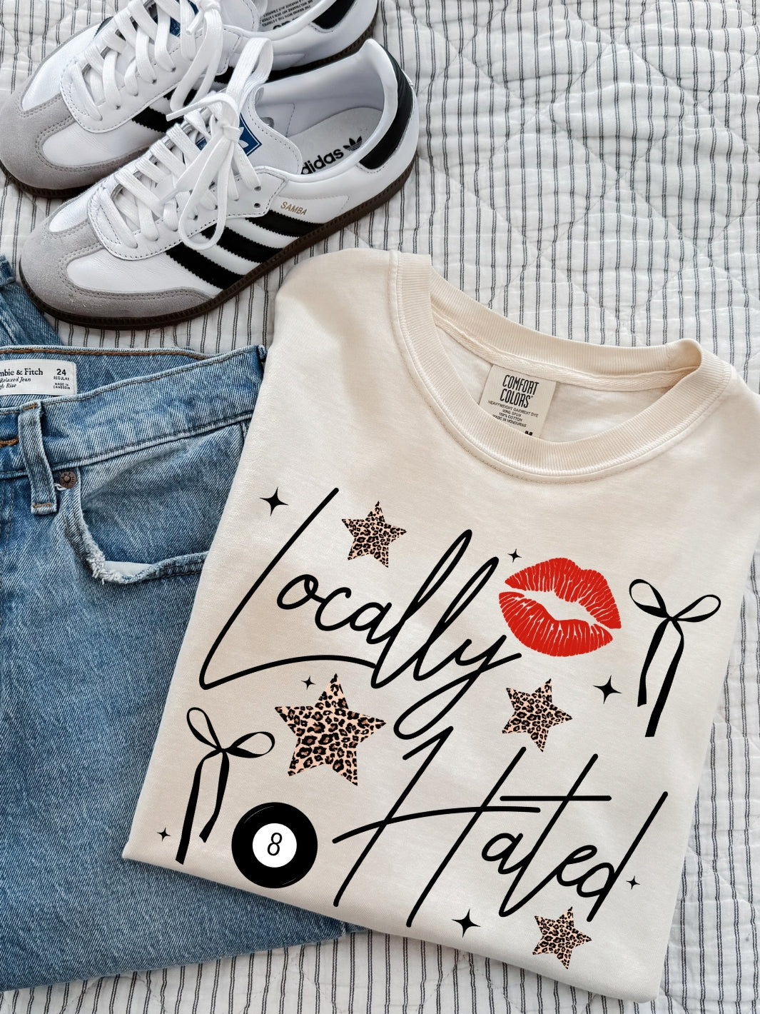 Retro Locally Hated Western Comfort Colors Graphic Tee