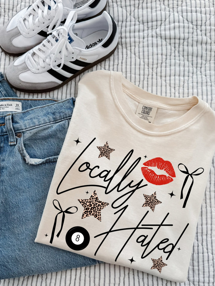 Retro Locally Hated Western Comfort Colors Graphic Tee