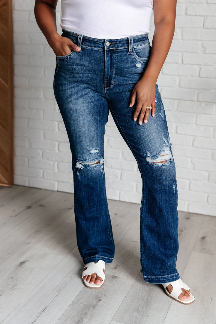 Judy Blue Mila Mid Rise Bootcut Jeans