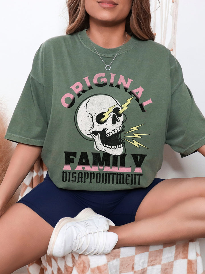 Retro Family Disappointment Comfort Colors Graphic Tee