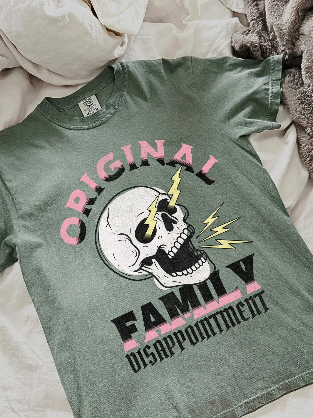 Retro Family Disappointment Comfort Colors Graphic Tee
