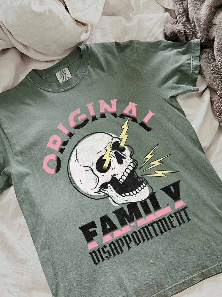 Retro Family Disappointment Comfort Colors Graphic Tee