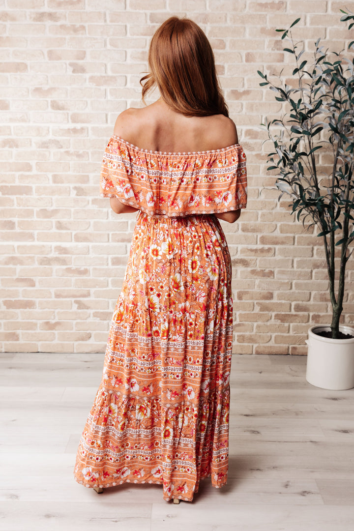 Say You Love Me Off Shoulder Dress