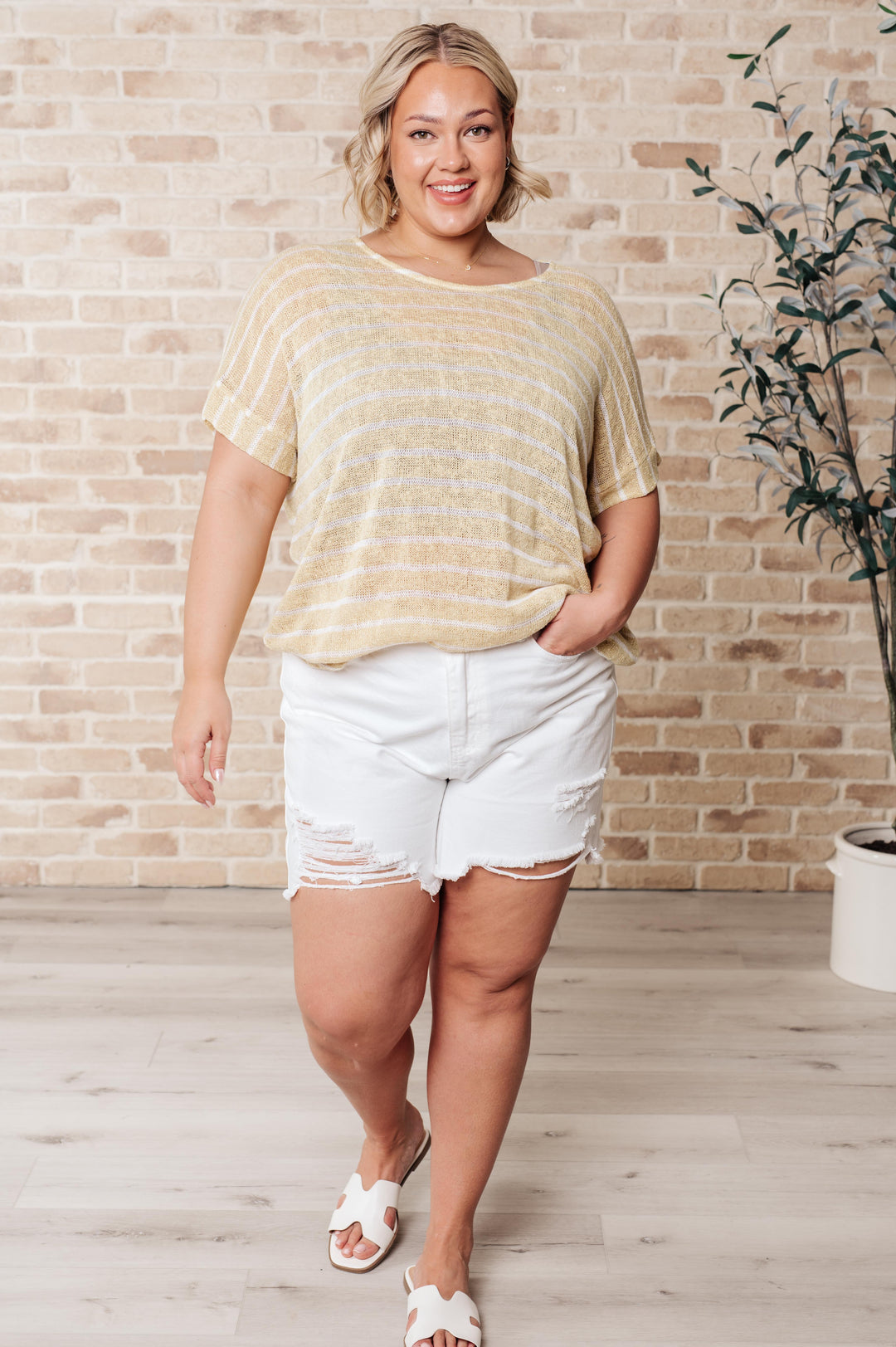 Simply Sweet Striped Top - AddiBray