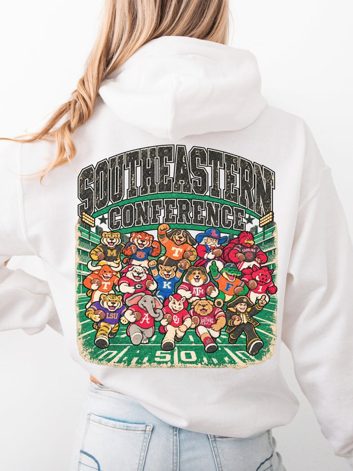 Retro Southeastern Conference Game Day Graphic Hoodie