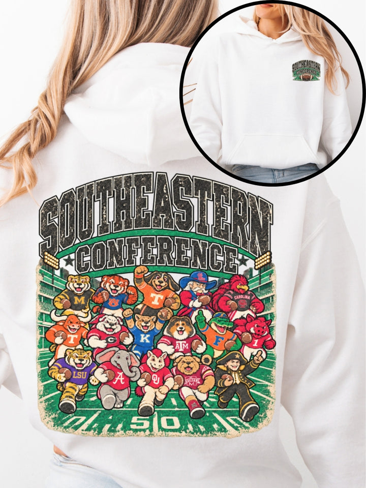 Retro Southeastern Conference Game Day Graphic Hoodie