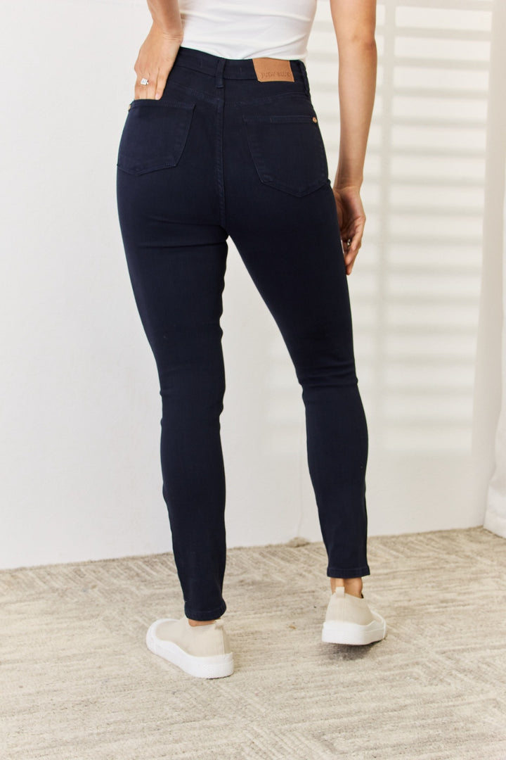 Judy Blue Tara Garment Dyed Tummy Control Skinny Jeans