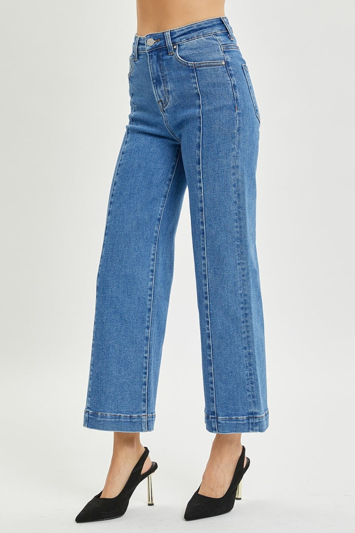 RISEN Lyla High Rise Wide Leg Jeans