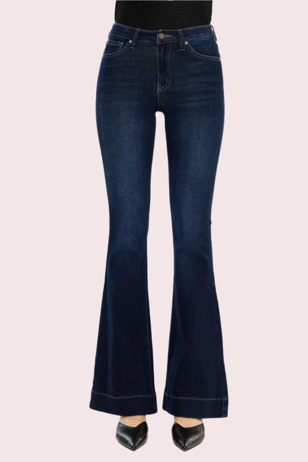 Kancan Kasey High Rise Slim Flare Jeans