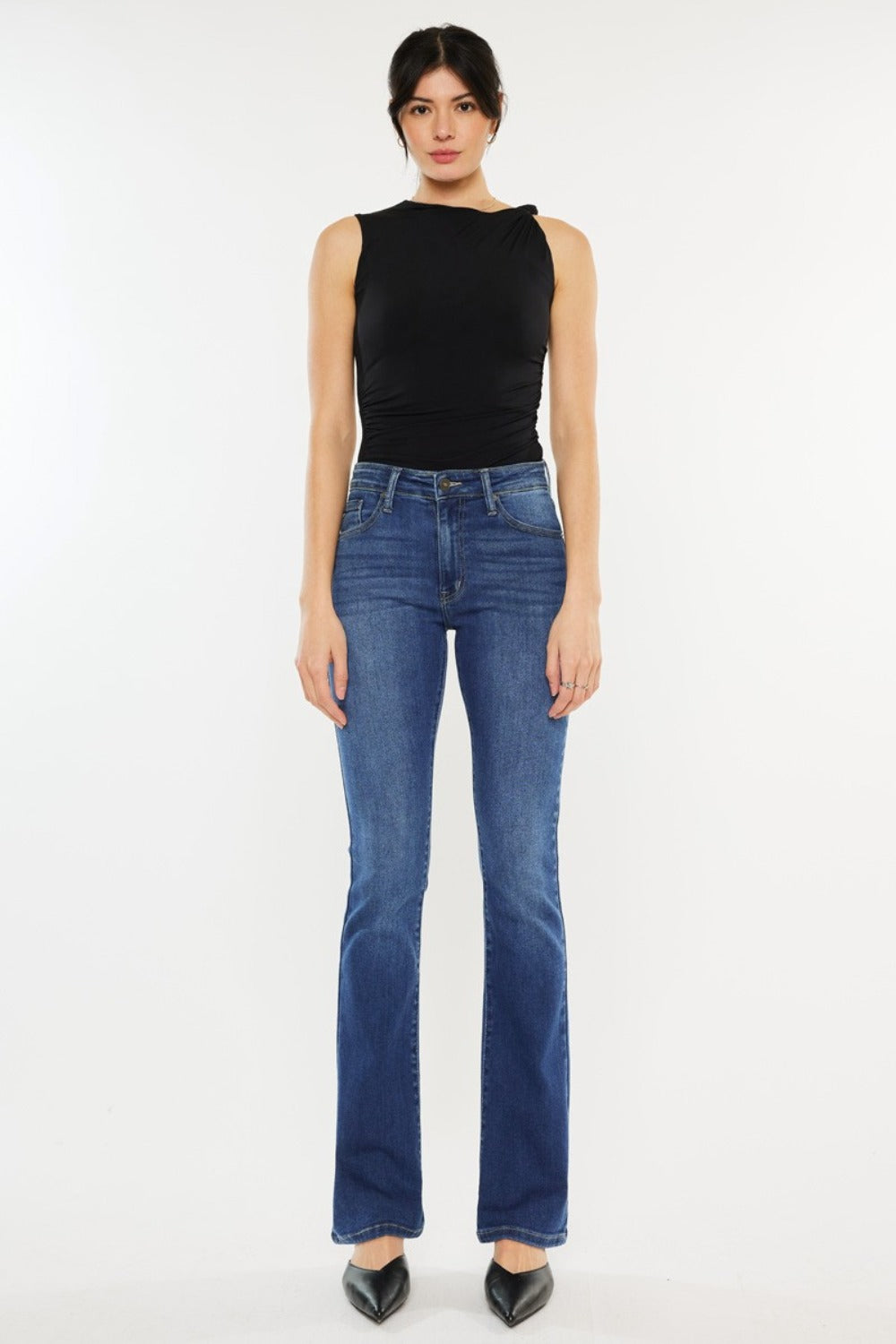 Kancan Laine High Rise Slim Bootcut Jeans