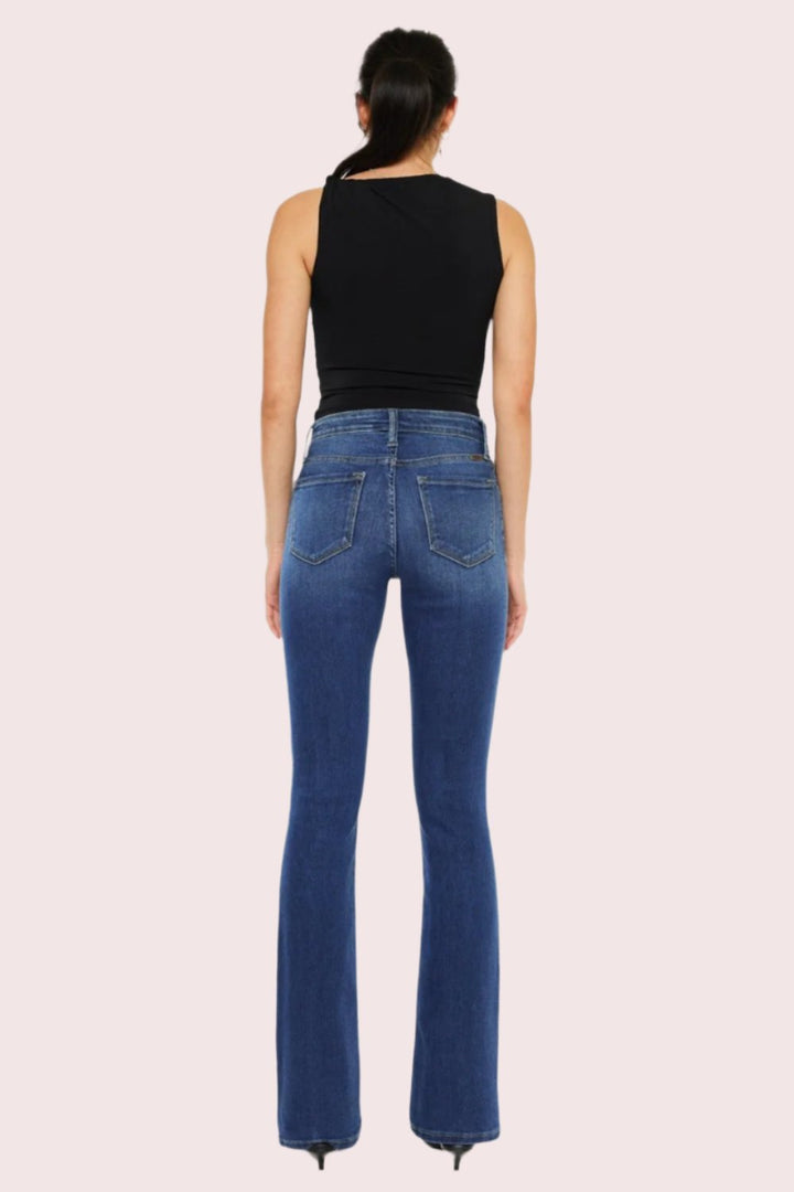 Kancan Laine High Rise Slim Bootcut Jeans