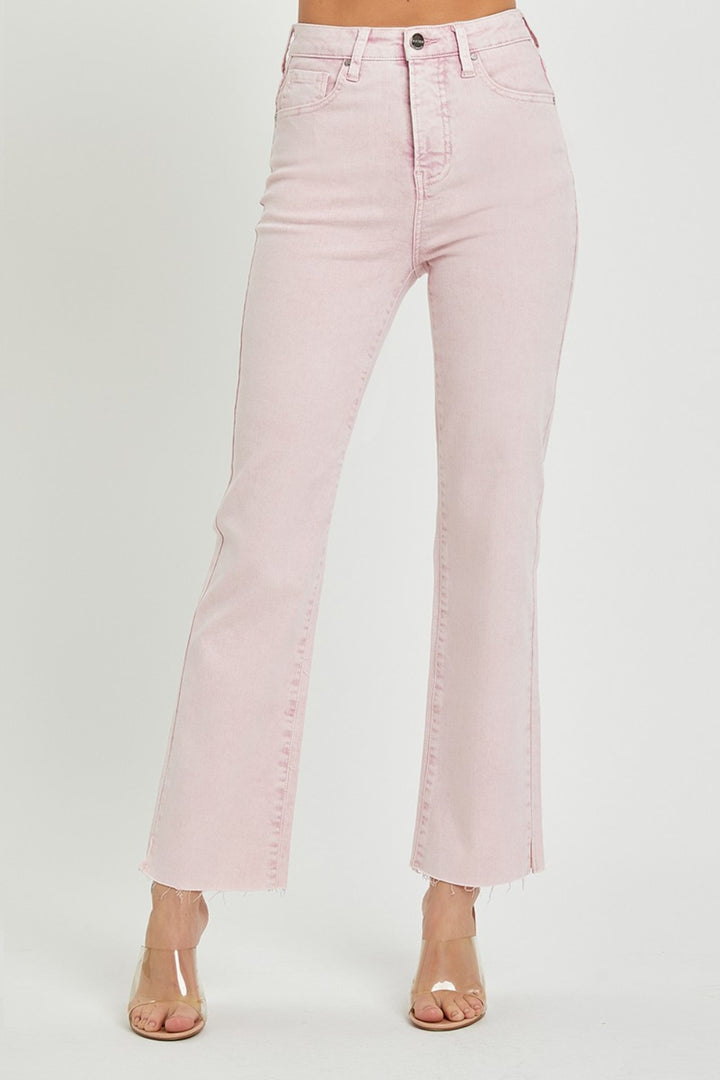 RISEN Barbara High Rise Tummy Control Straight Jeans