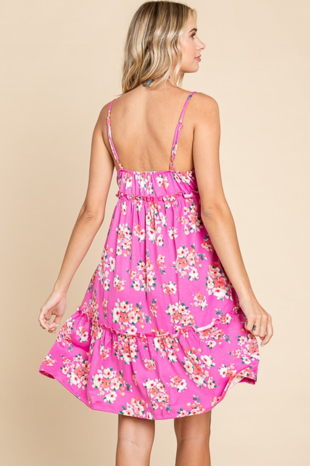 Wild Flowers Floral Cami Dress In Pink