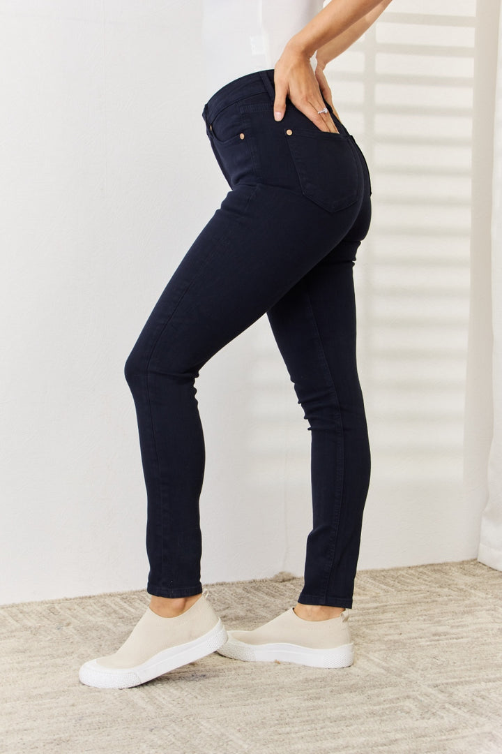 Judy Blue Tara Garment Dyed Tummy Control Skinny Jeans