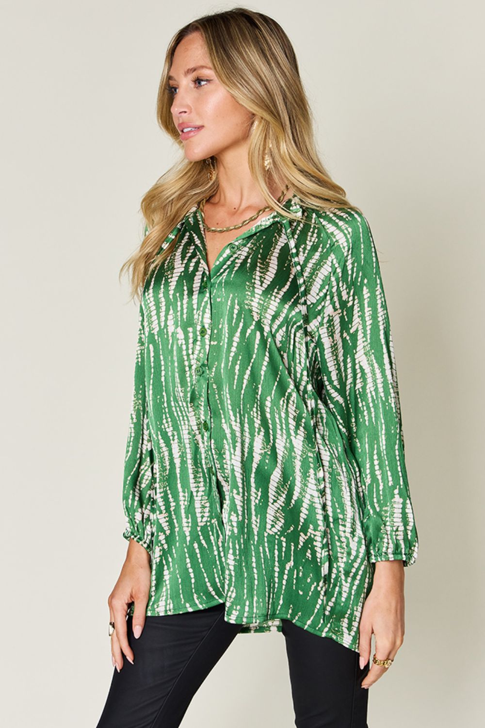 Patterned Elegance Top