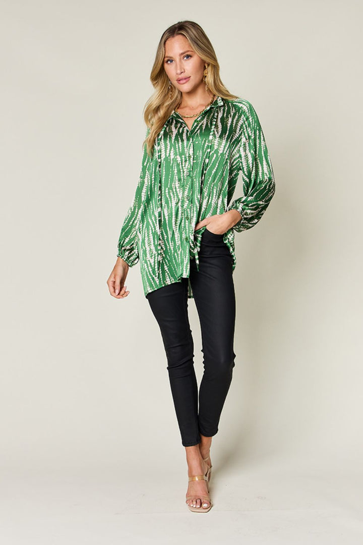 Patterned Elegance Top