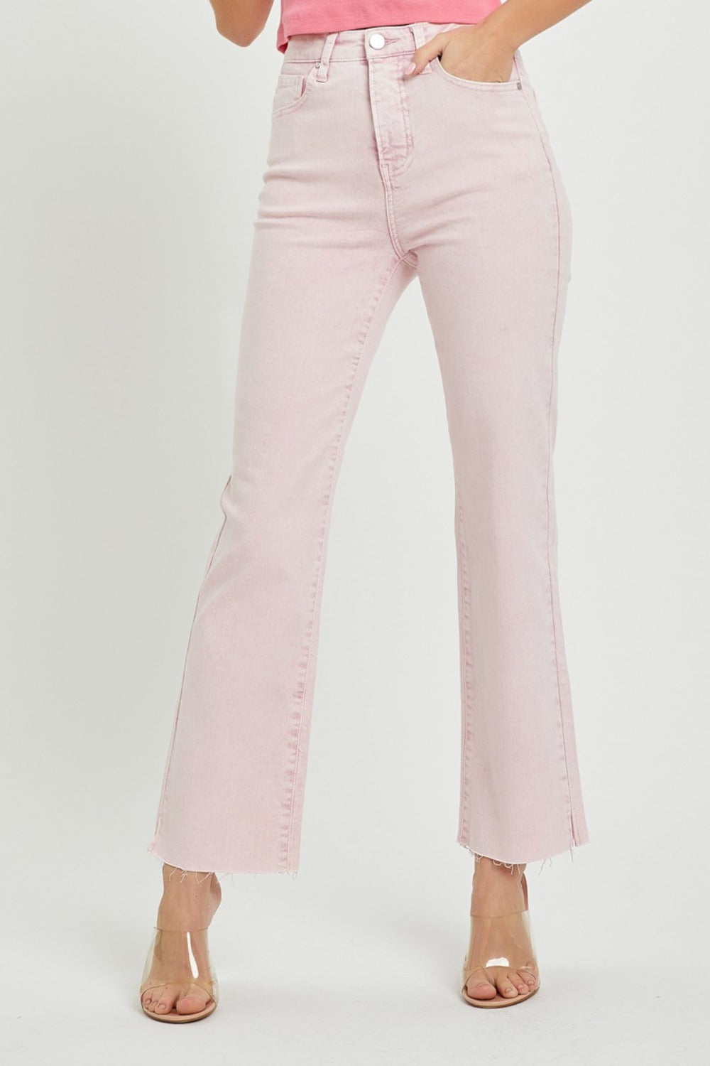 RISEN Barbara High Rise Tummy Control Straight Jeans