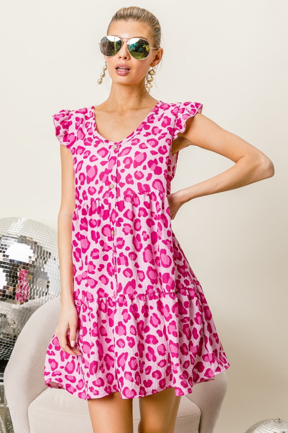 The Pink Leopard Dress