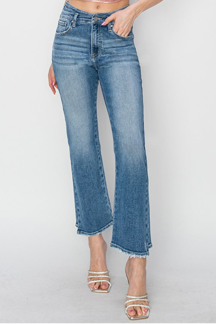 RISEN Remi High Rise Slim Straight Jeans