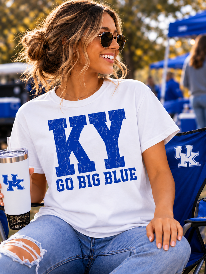 Kentucky Wildcats Retro Game Day Comfort Colors Graphic Tee