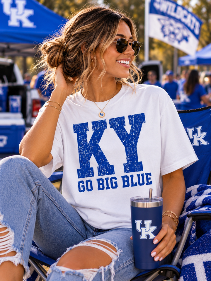 Kentucky Wildcats Retro Game Day Comfort Colors Graphic Tee
