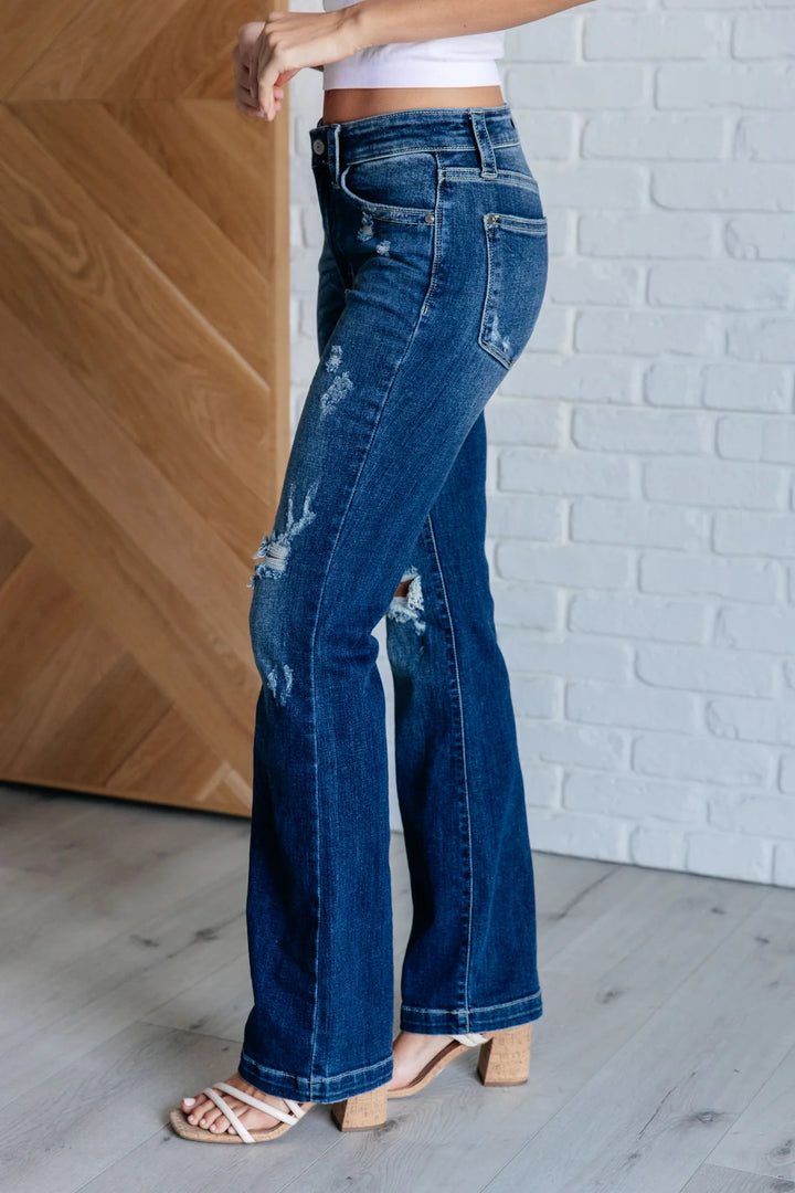 Judy Blue Mila Mid Rise Bootcut Jeans