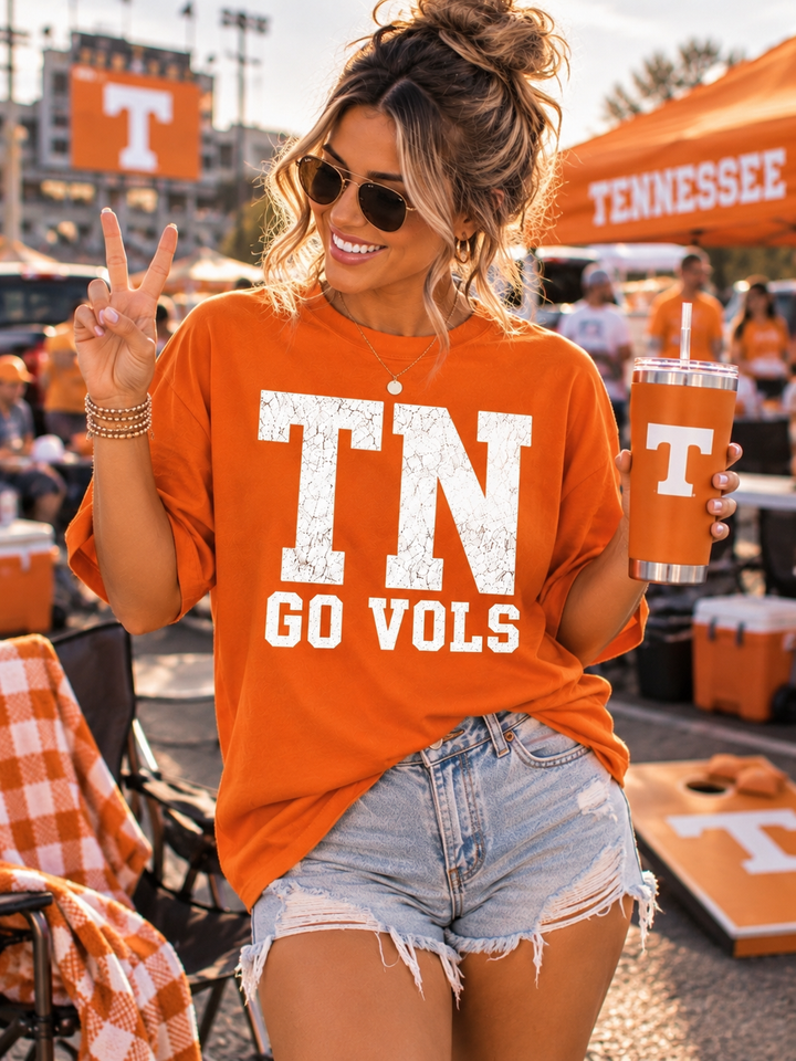 Tennessee Vols Retro Game Day Comfort Colors Graphic Tee