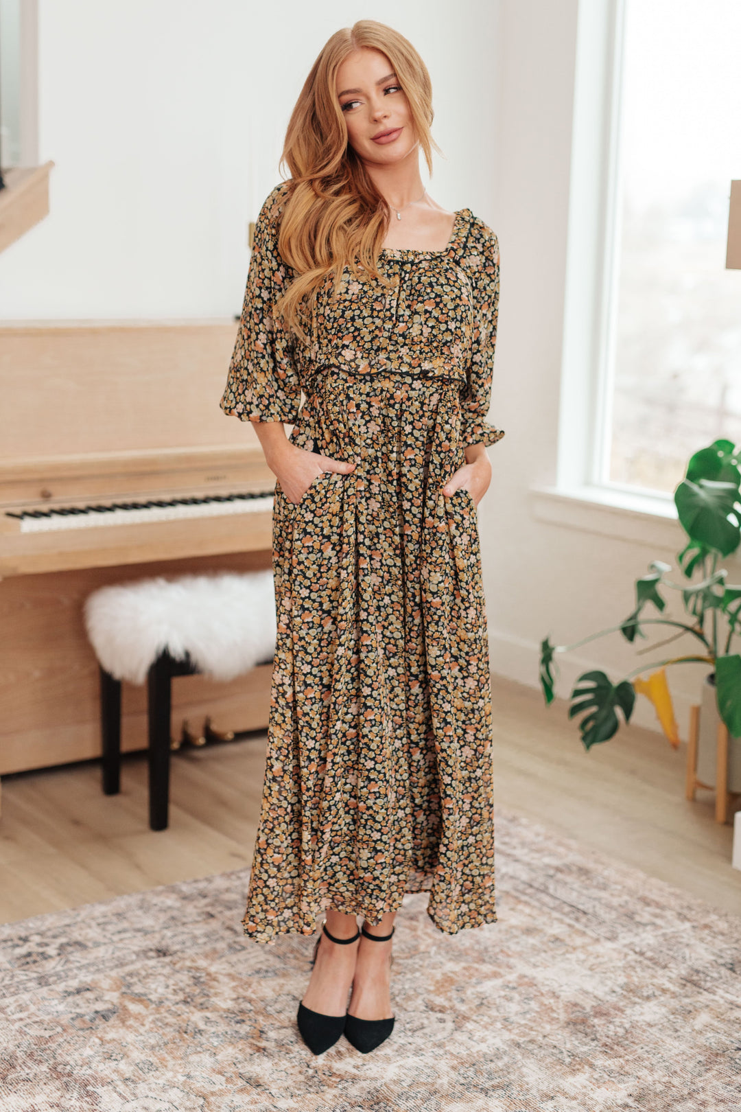 Ever So Briefly Floral Maxi Dress