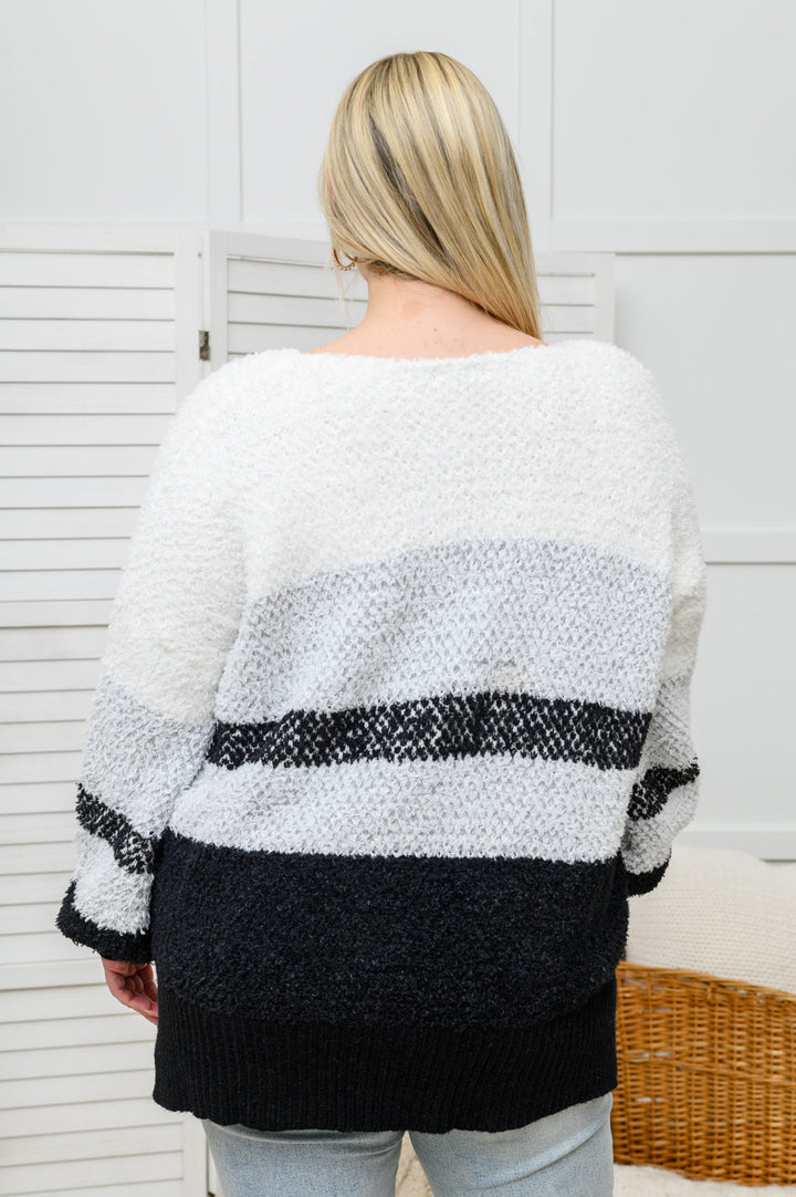 Hold Onto Love Color Block Sweater