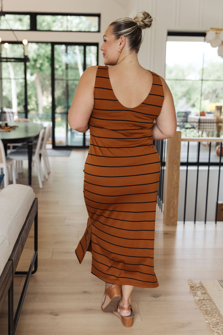 Keep it Casual Striped Maxi Dress